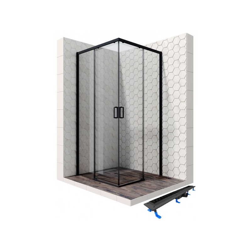 Душевой уголок Ambassador 100х100 11011204-ST8 комплект