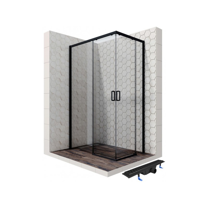 Душевой уголок Ambassador 120х80 11011205L-ST3 комплект