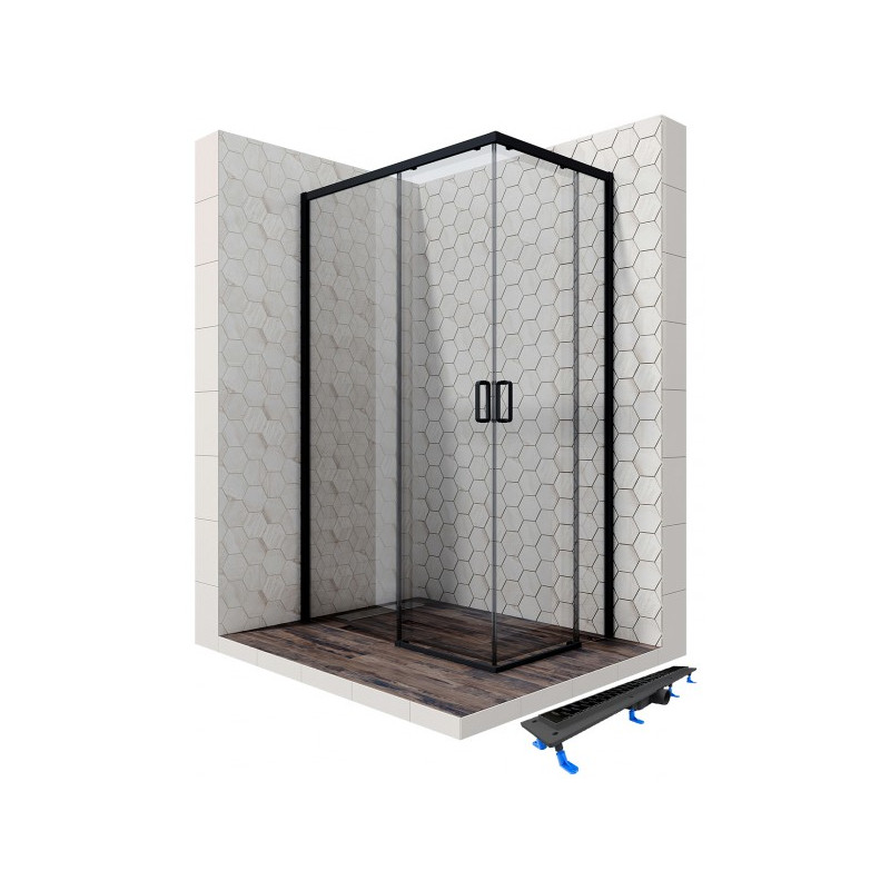 Душевой уголок Ambassador 120х80 11011205L-ST8 комплект