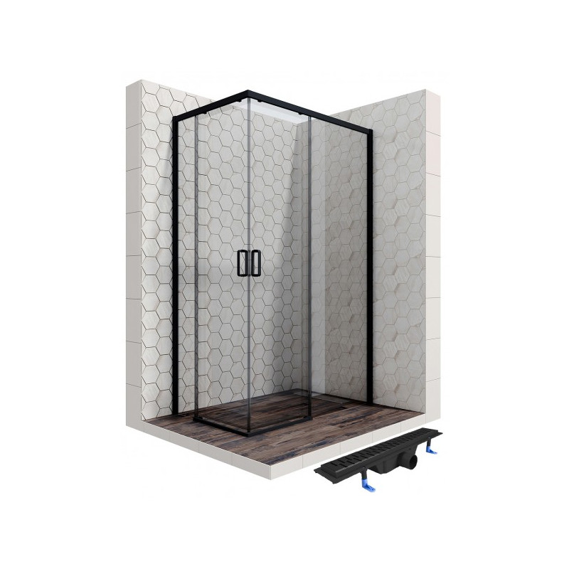 Душевой уголок Ambassador 120х80 11011205R-ST3 комплект