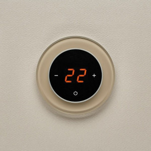 Терморегулятор DeLUMO Ronda 1236 светлый коричневый на светлой стене