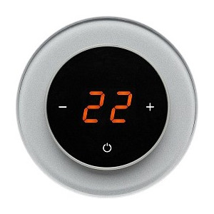 Терморегулятор DeLUMO Ronda 9006 серый металлик