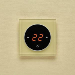 Терморегулятор DeLUMO Takto 1014 классический бежевый на светлой стене