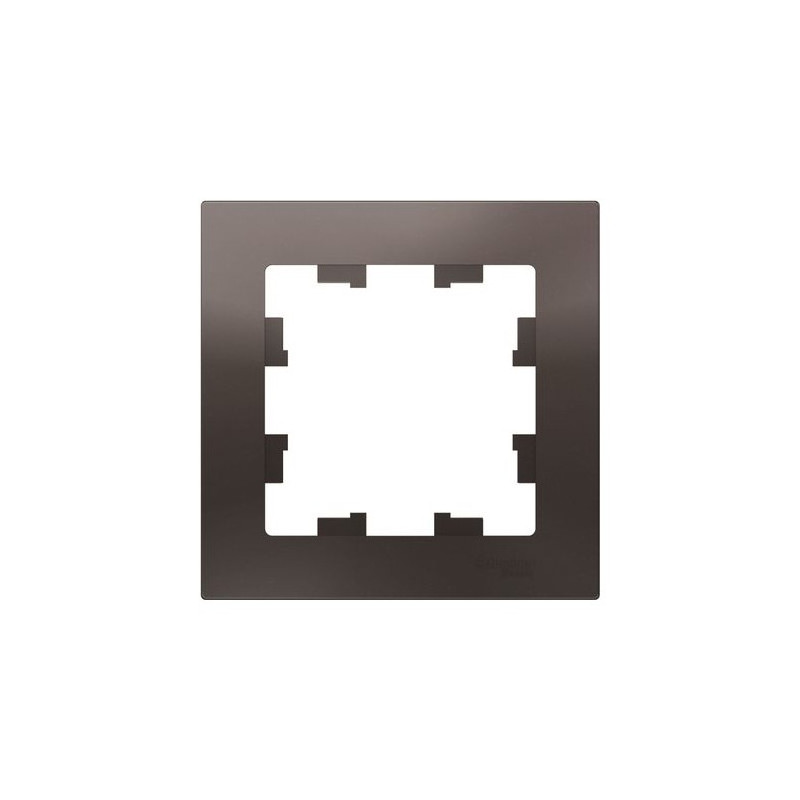 Рамка Schneider Electric Atlas Design ATN000601 мокко вид спереди