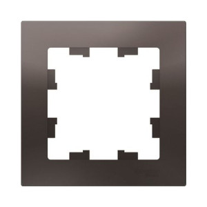 Рамка Schneider Electric Atlas Design ATN000601 мокко вид спереди