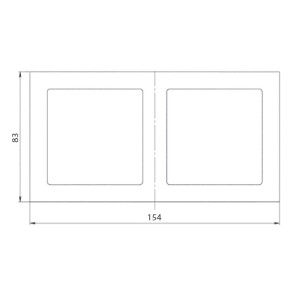 Рамка Schneider Electric Atlas Design ATN000502 шампань схема