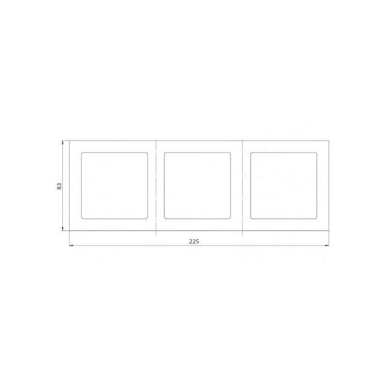 Рамка Schneider Electric Atlas Design ATN000503 шампань схема
