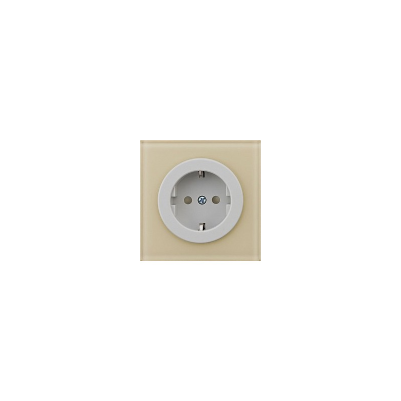 Розетка DeLUMO Takto 1015 светлый бежевый