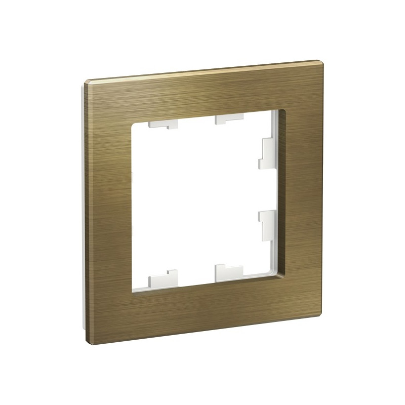 Рамка Schneider Electric Atlas Design Nature ATN312201 латунь