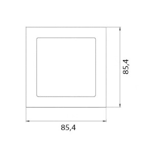 Рамка Schneider Electric Atlas Design Nature ATN320301 алюминий схема