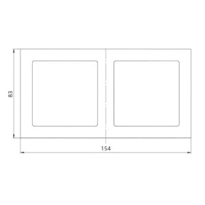 Рамка Schneider Electric Atlas Design Aqua ATN441002 карбон схема