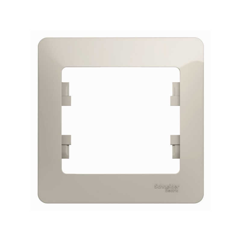 Рамка Schneider Electric Glossa GSL000901 молочный