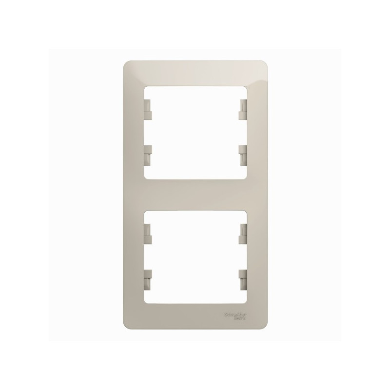 Рамка Schneider Electric Glossa GSL000906 молочный