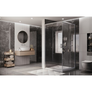 Душевой уголок Ambassador 100х100 14011103-ST5 вид в ванной