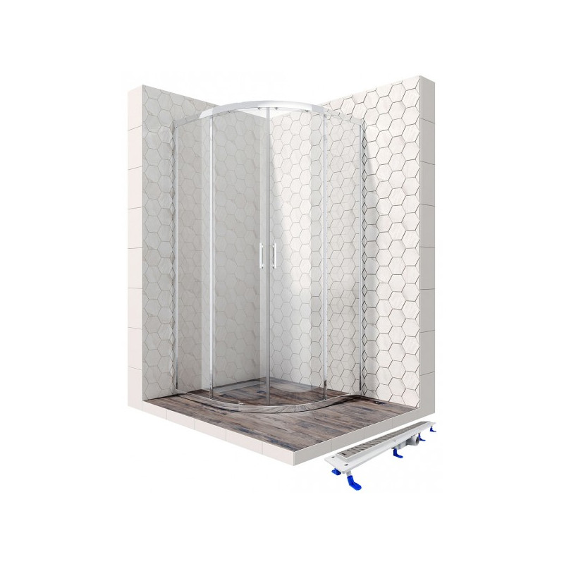 Душевой уголок Ambassador 90х90 14011104-ST11 комплект