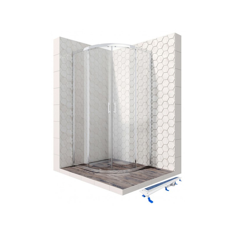Душевой уголок Ambassador 90х90 14011104-ST12 комплект