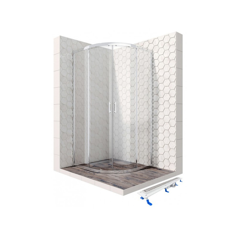Душевой уголок Ambassador 90х90 14011104-ST14 комплект