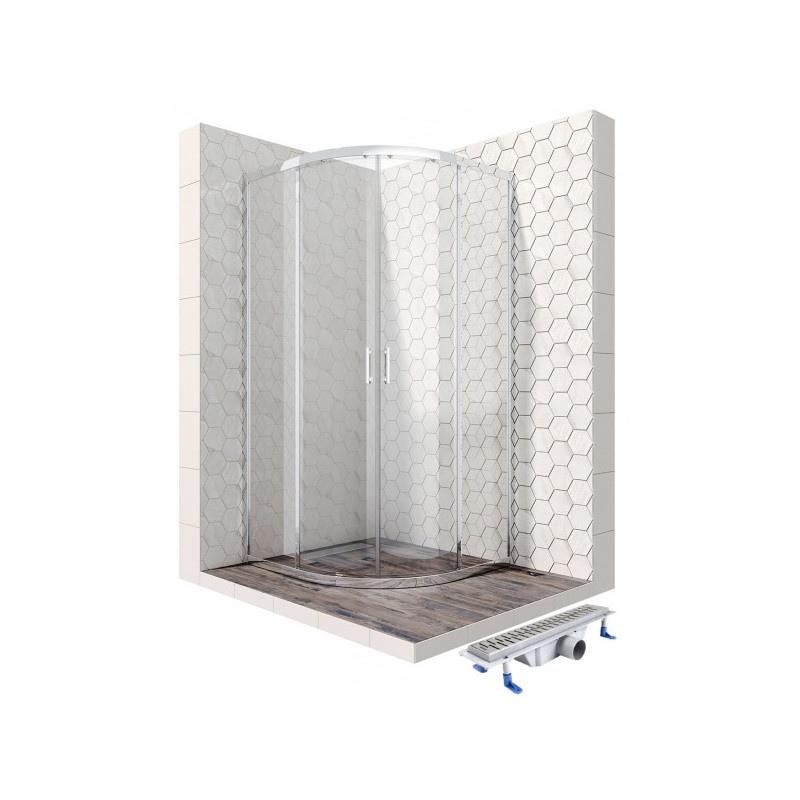 Душевой уголок Ambassador 90х90 14011104-ST2 комплект