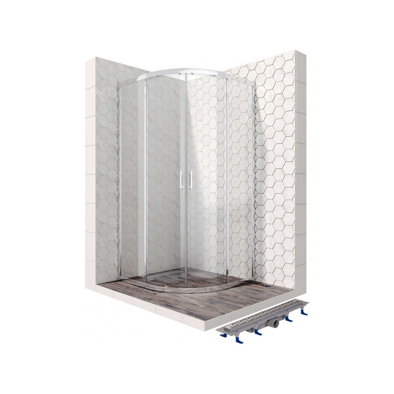 Душевой уголок Ambassador 90х90 14011104-ST6 комплект