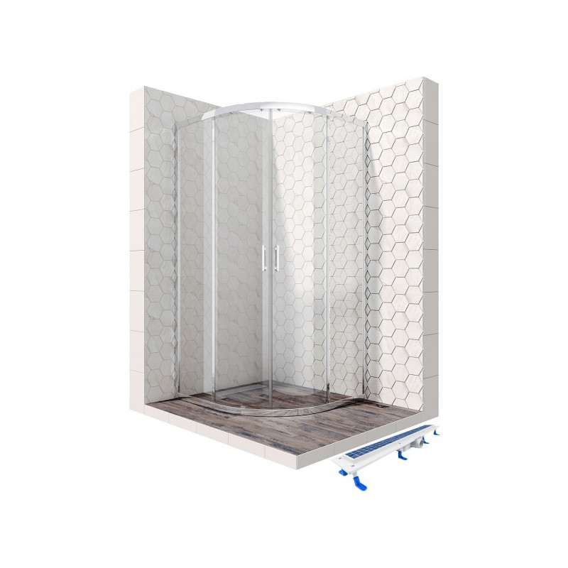 Душевой уголок Ambassador 90х90 14011104-ST9 комплект