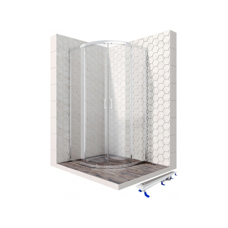 Душевой уголок Ambassador 100х100 14011105-ST11 комплект