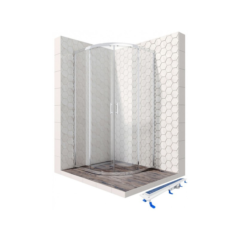 Душевой уголок Ambassador 100х100 14011105-ST12 комплект