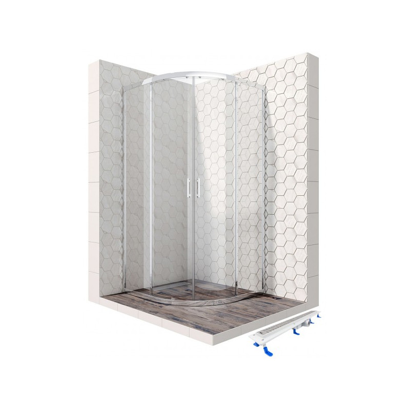 Душевой уголок Ambassador 100х100 14011105-ST14 комплект