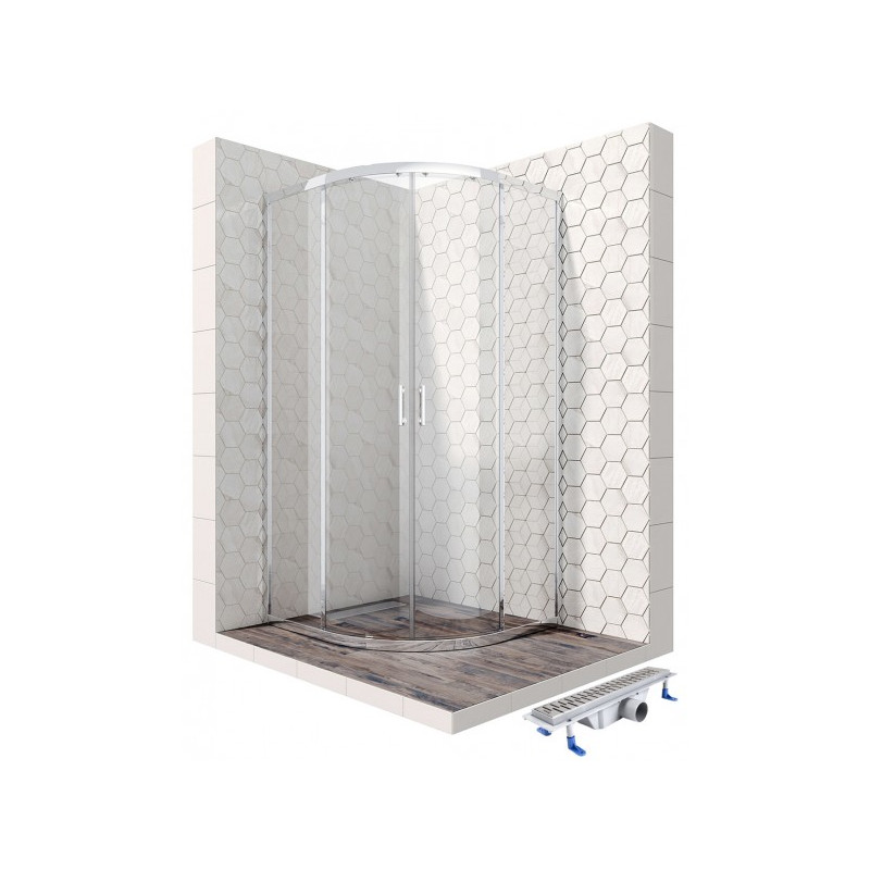 Душевой уголок Ambassador 100х100 14011105-ST2 комплект