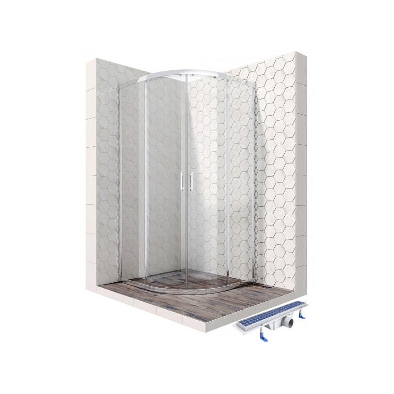 Душевой уголок Ambassador 100х100 14011105-ST4 комплект