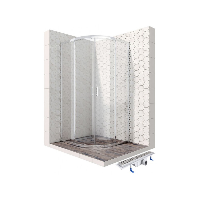 Душевой уголок Ambassador 100х100 14011105-ST5 комплект