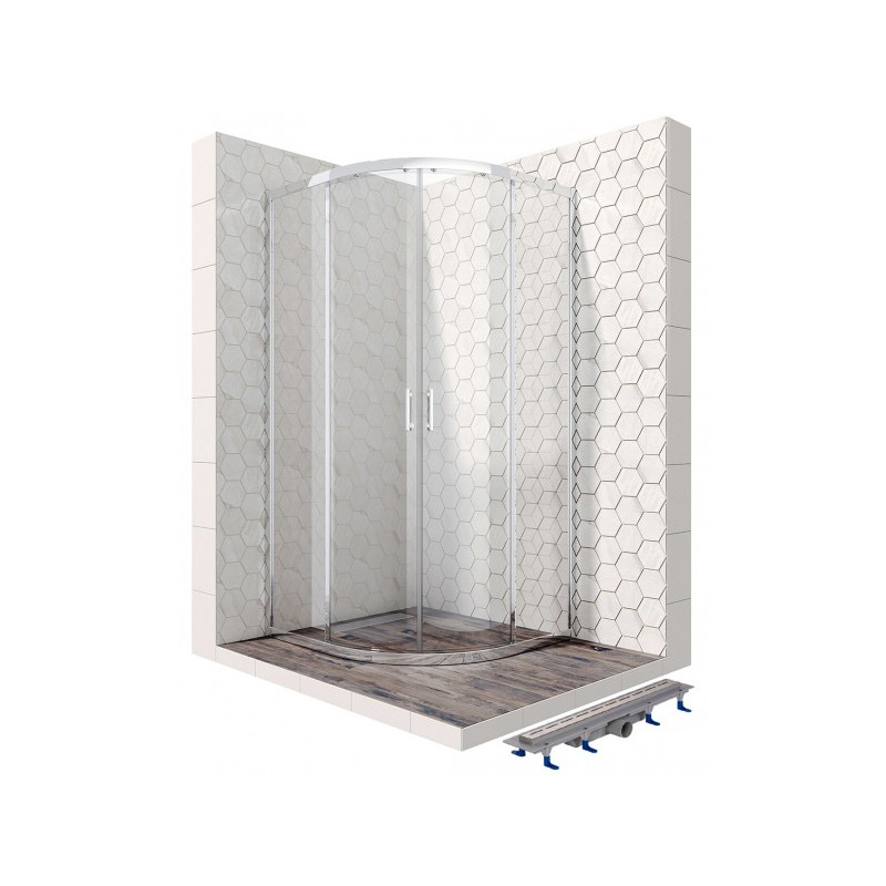 Душевой уголок Ambassador 100х100 14011105-ST8 комплект