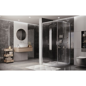 Душевой уголок Ambassador 100х100 14011105-ST8 вид в ванной