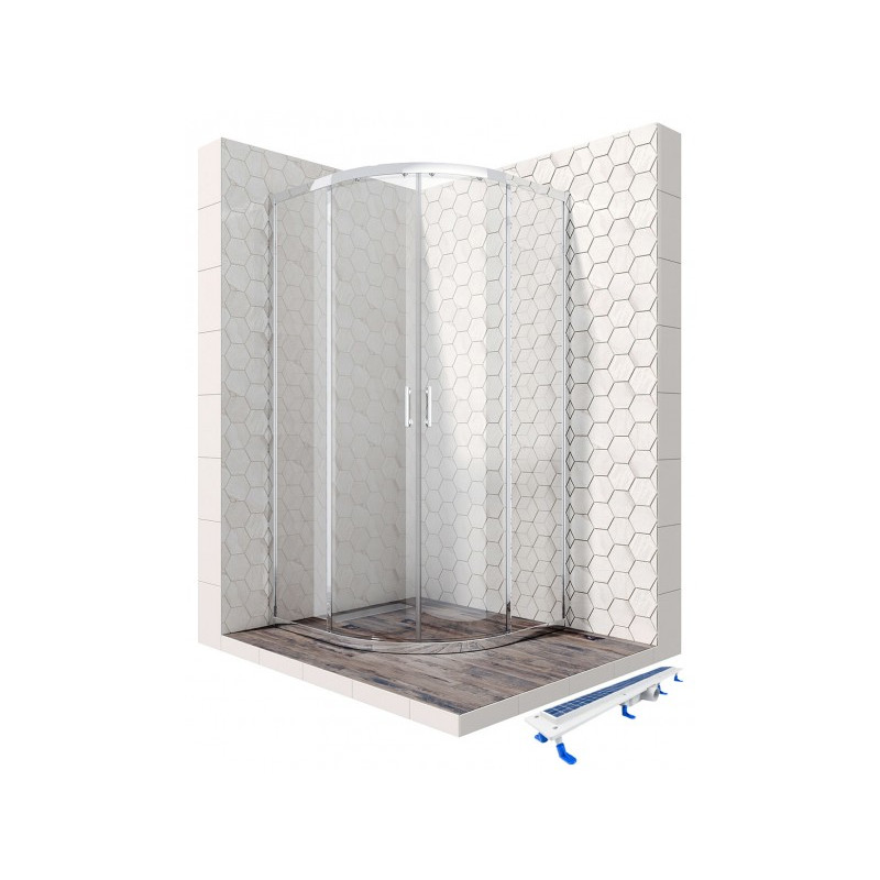 Душевой уголок Ambassador 100х100 14011105-ST9 комплект