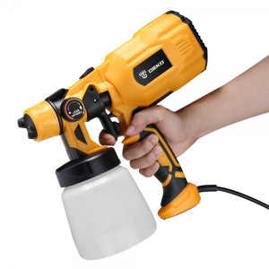 Краскопульт электрический DEKO DKSG55K1 HVLP 018-1043 сбоку