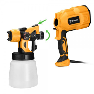 Краскопульт электрический DEKO DKSG55K1 HVLP 018-1043 сборка