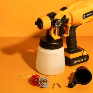 Краскопульт аккумуляторный Deko DKSG20K2 063-4180 сопло