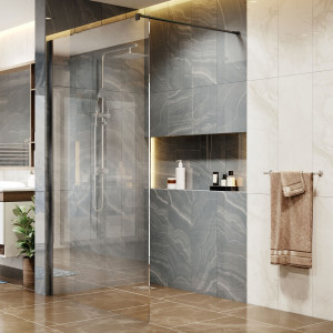 Душевая стенка Ambassador 15031109-ST4 вид в ванной