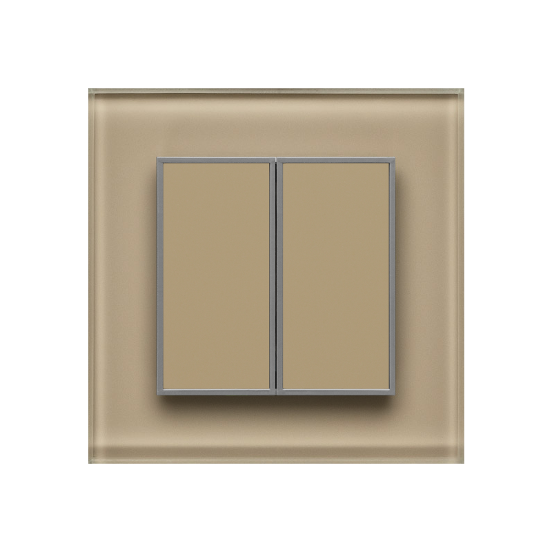 Двухканальный клавишный радиопульт DeLUMO Orto 1236 светлый коричневый