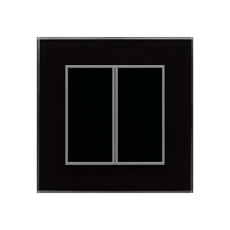 Двухканальный клавишный радиопульт DeLUMO Orto 9005 классический черный