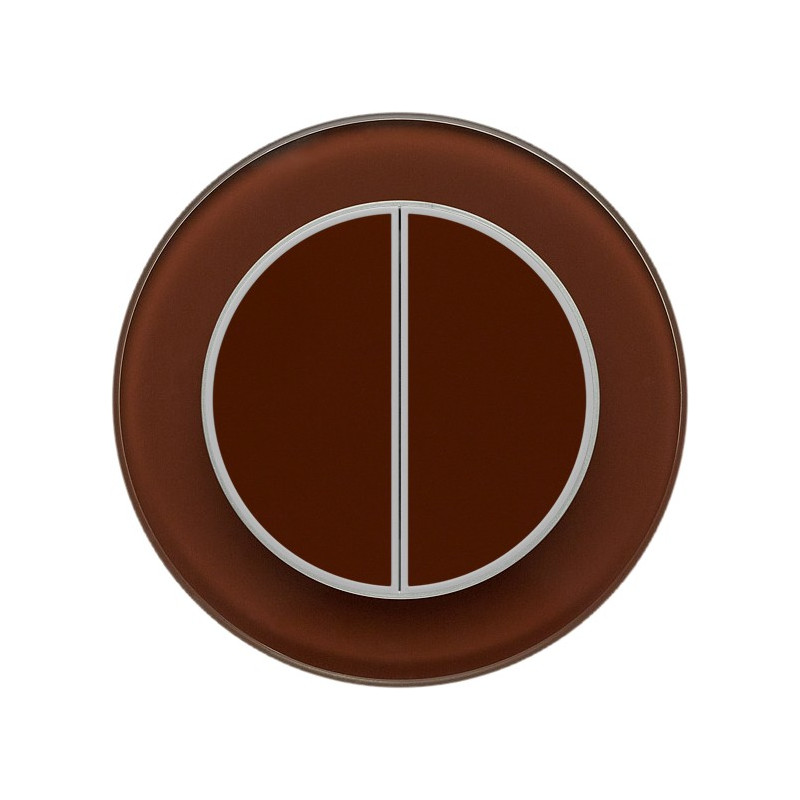 Двухканальный клавишный радиопульт DeLUMO Ronda 8017 темный коричневый