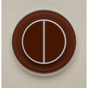 Двухканальный клавишный радиопульт DeLUMO Ronda 8017 темный коричневый