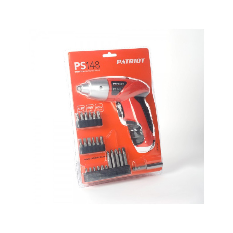Электроотвертка Patriot PS 148 The One 180201305 упаковка