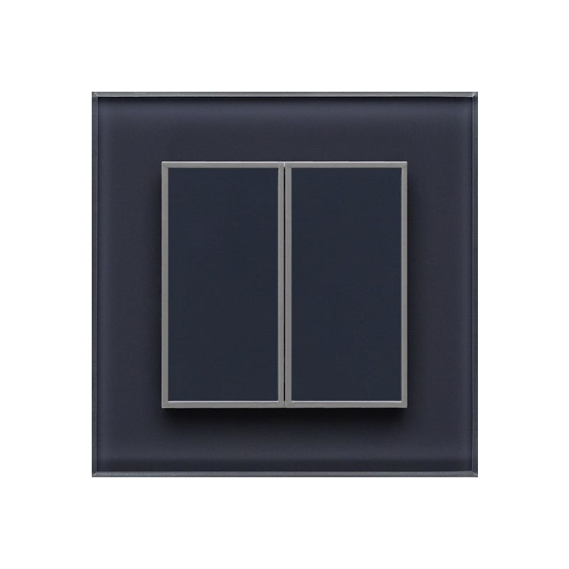 Одноканальный двухклавишный радиопульт DeLUMO Orto 7016 антрацит