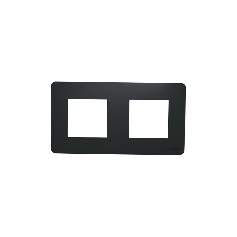 Рамка Schneider Electric New Unica Studio NU200454 антрацит вид спереди