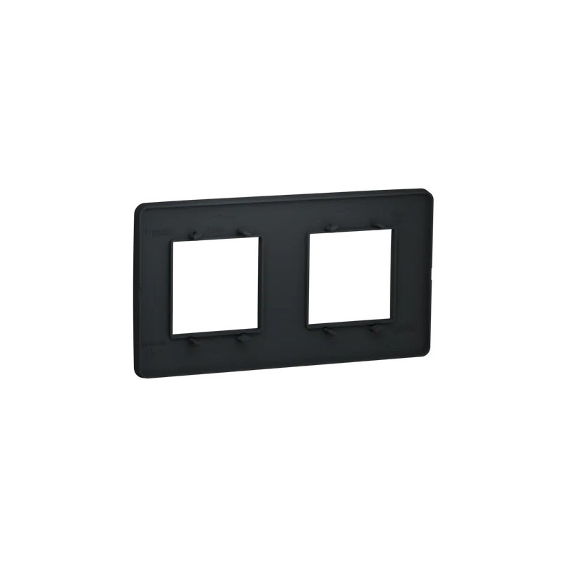 Рамка Schneider Electric New Unica Studio NU200454 антрацит вид сзади