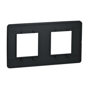 Рамка Schneider Electric New Unica Studio NU200454 антрацит вид сзади