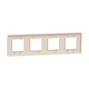 Рамка Schneider Electric New Unica Studio NU200844 бежевый вид сзади