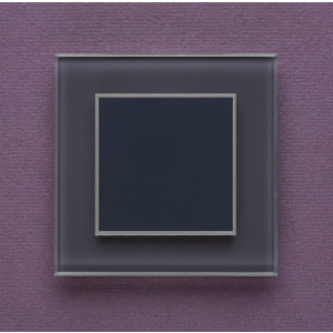 Одноканальный клавишный радиопульт DeLUMO Orto 7016 антрацит на стене