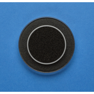 Одноканальный клавишный радиопульт DeLUMO Ronda 0337 сияющий черный на синей стене