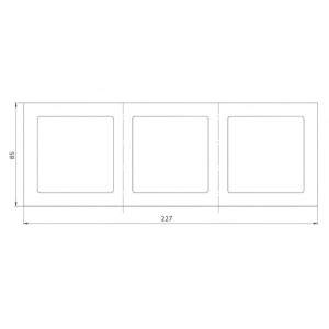 Рамка Schneider Electric New Unica Studio Color NU280627 песочный/бежевый схема